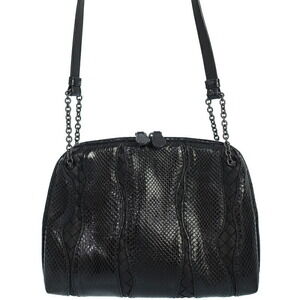 Bottega Veneta Python Chain Shoulder Bag